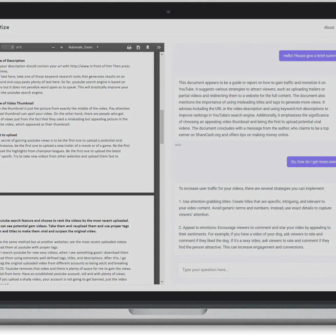 Introducing Chatize: Transform Your Document Interactions with AI